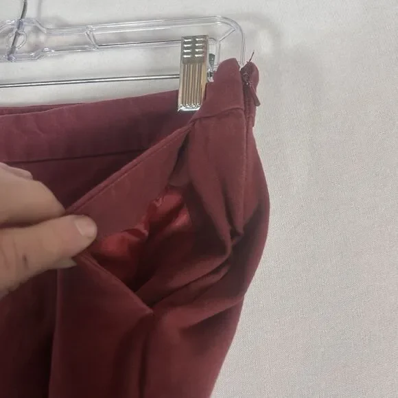 Brooks Brothers Red Fleece Trouser Pants Womens 4 Side Zip High Rise Dress Work - Picture 7 of 14